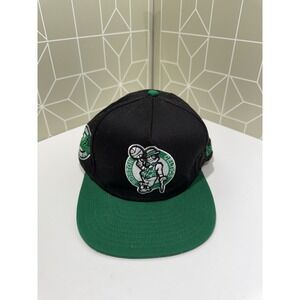 Vintage 90's Boston Celtics Snapback Ball Cap Hat NBA Licensed NBA Champions